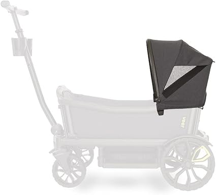 VeeR Toit Pare-Soleil Cruiser Bébé Unisexe, Gris foncé/Noir, L:50,8 x B:53,3 x H: 5 cm - L'Atelier Des Tout-Petits