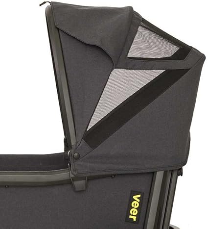 VeeR Toit Pare-Soleil Cruiser Bébé Unisexe, Gris foncé/Noir, L:50,8 x B:53,3 x H: 5 cm - L'Atelier Des Tout-Petits