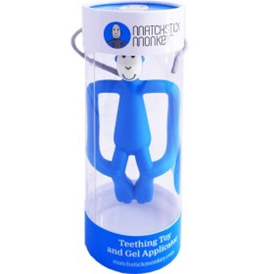 Anneau de dentition Matchstick Monkey bleu foncé - L'Atelier Des Tout-Petits