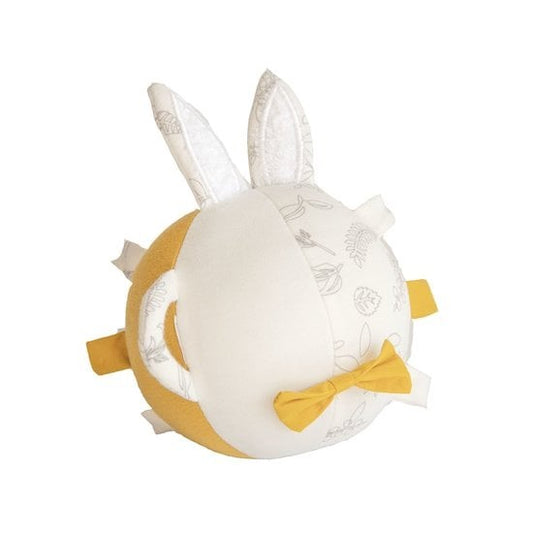 Balle d'activités Domiva Leafy Bunny 12 cm - L'Atelier Des Tout-Petits