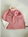 Bavoir/serviette Suzon Et Suzette Lisette gris uni - L'Atelier Des Tout-Petits
