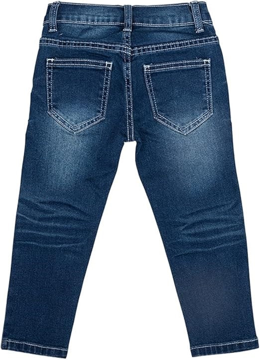 Jean fille Interdit de me gronder Lovita Bleu - L'Atelier Des Tout-Petits