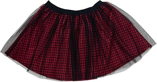 Jupe fille Interdit de me gronder Look rouge - L'Atelier Des Tout-Petits