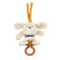 Nattou Charlie chien Peluche vibrante avec anneau Beige 19 cm - L'Atelier Des Tout-Petits