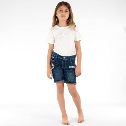 Short Interdit De Me Gronder Monkito Marine - L'Atelier Des Tout-Petits