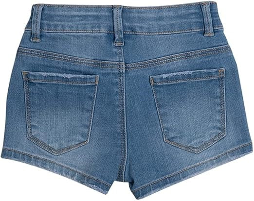 Short en jean fille Interdit de me gronder Kama Marine - L'Atelier Des Tout-Petits