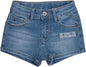 Short en jean fille Interdit de me gronder Kama Marine - L'Atelier Des Tout-Petits