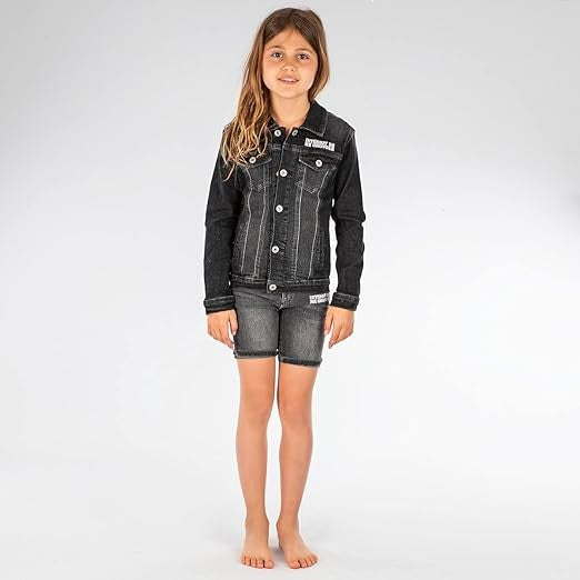 Short Interdit De Me Gronder Blacky Noir - L'Atelier Des Tout-Petits