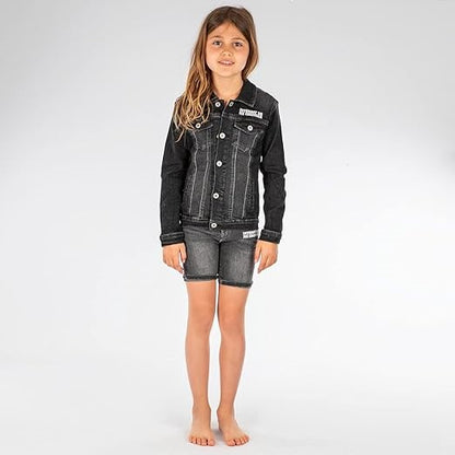 Short Interdit De Me Gronder Blacky Noir - L'Atelier Des Tout-Petits