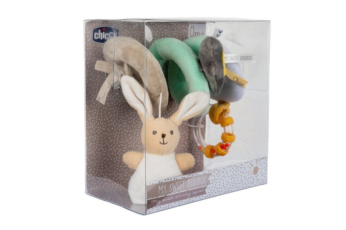 Spirale d'activités bébé poussette Chicco My sweet doudou - L'Atelier Des Tout-Petits