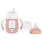 Biberon d'apprentissage 2 en 1 en verre Béaba 210 ml - L'Atelier Des Tout-Petits