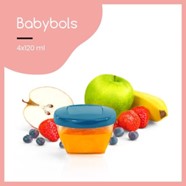 Boîtes de conservation Babymoov Babybols Multicolore 120 ml - L'Atelier Des Tout-Petits