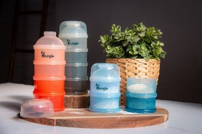Boîtes de dosage Bo Jungle B-Dose en terre cuite teintée - L'Atelier Des Tout-Petits