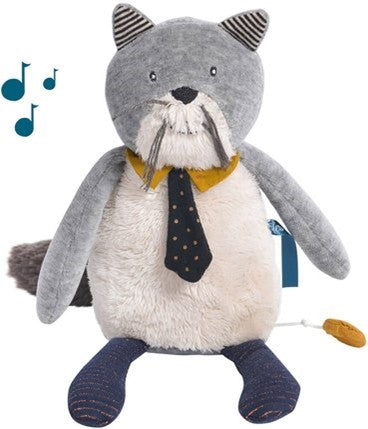 Chat musical Moulin Roty Les Moustaches - L'Atelier Des Tout-Petits