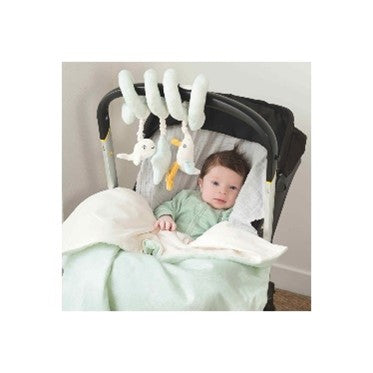 Couverture Bébé Novatex Au Large De Nova Vert/Beige 75x100 cm - L'Atelier Des Tout-Petits