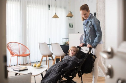 Couverture poussette BabyToLove Easy Pocket noir - L'Atelier Des Tout-Petits