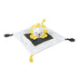 Doudou Mouchoir Sauthon En Velours Blanc - L'Atelier Des Tout-Petits