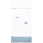 Edredon Lit Bébé Sauthon Blue Baleine blanc 70x140 cm
