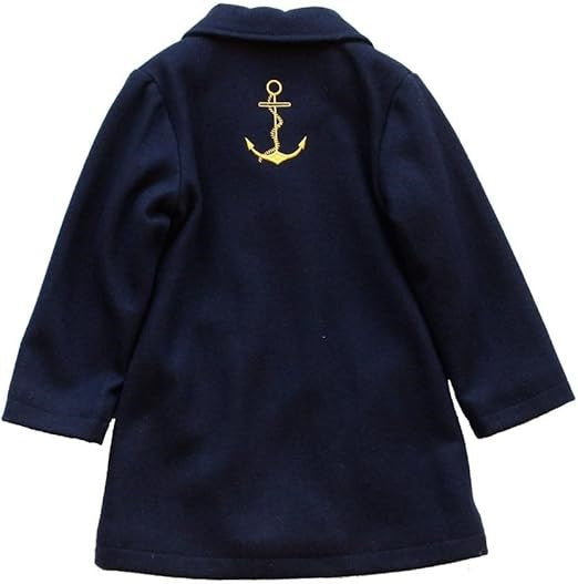 Manteau Interdit De Me Gronder Ancre bleu marine - L'Atelier Des Tout-Petits