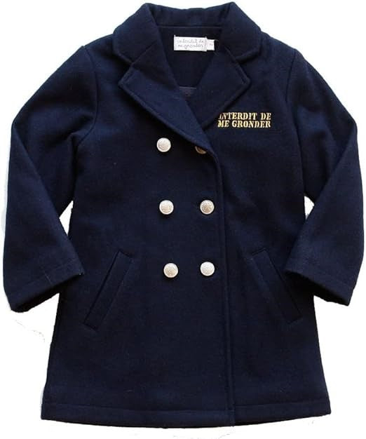 Manteau Interdit De Me Gronder Ancre bleu marine - L'Atelier Des Tout-Petits