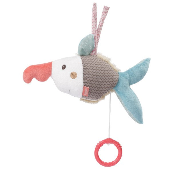 Peluche Musical Domiva Poisson-scie 24cm - L'Atelier Des Tout-Petits