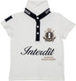 Polo Interdit De Me Gronder Hippodrome blanc - L'Atelier Des Tout-Petits