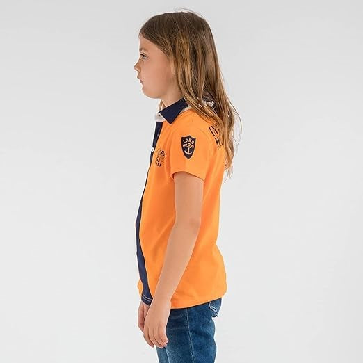 Polo Interdit De Me Gronder Style orange - L'Atelier Des Tout-Petits