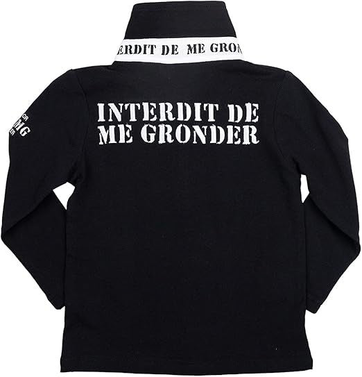 Polo manches longues Interdit De Me Gronder Luna - L'Atelier Des Tout-Petits