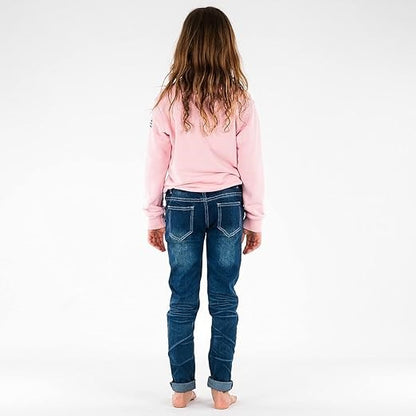 Pull Interdit De Me Gronder Liona rose - L'Atelier Des Tout-Petits