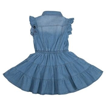 Robe Interdit De Me Gronder Ska bleu jean - L'Atelier Des Tout-Petits