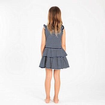 Robe Interdit De Me Gronder Viky Rayures marines - L'Atelier Des Tout-Petits