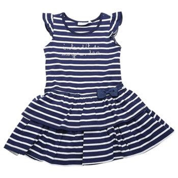Robe Interdit De Me Gronder Viky Rayures marines - L'Atelier Des Tout-Petits