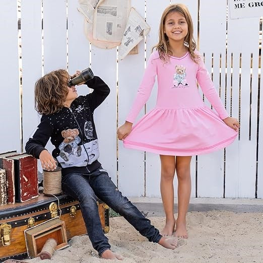 Robe fille Interdit De Me Gronder Lunita - L'Atelier Des Tout-Petits