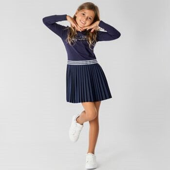 Robe fille Interdit De Me Gronder Plissa - L'Atelier Des Tout-Petits