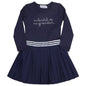Robe fille Interdit De Me Gronder Plissa - L'Atelier Des Tout-Petits
