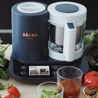 Robot multifonction Béaba Babycook Smart Gris Anthracite - L'Atelier Des Tout-Petits