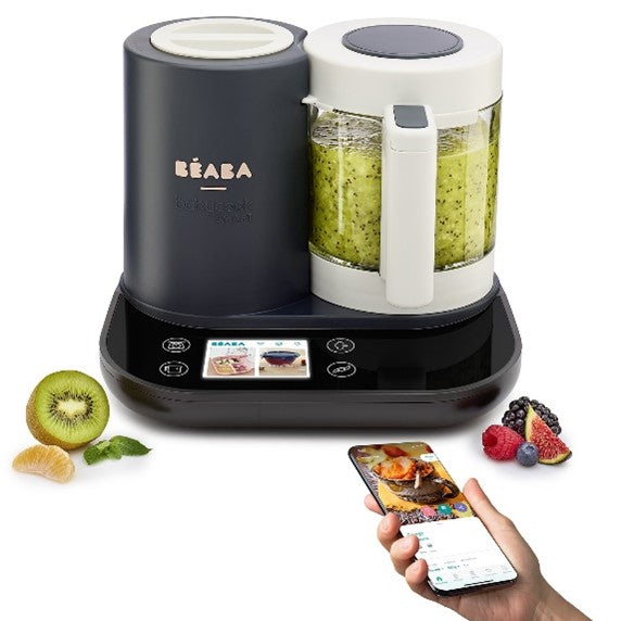 Robot multifonction Béaba Babycook Smart Gris Anthracite - L'Atelier Des Tout-Petits