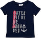 T-shirt Interdit De Me Gronder IDMG marine - L'Atelier Des Tout-Petits