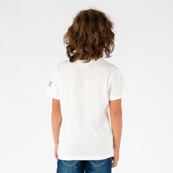 T-shirt Interdit De Me Gronder USA blanc - L'Atelier Des Tout-Petits
