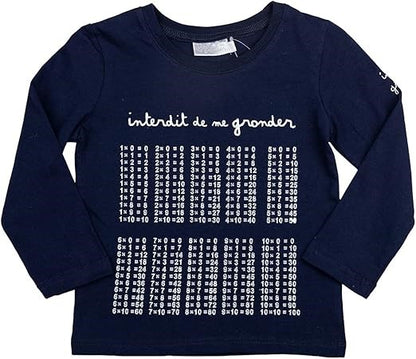 T-shirt manches longues Interdit De Me Gronder La Rentrée - L'Atelier Des Tout-Petits
