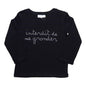 T-shirt manches longues Interdit De Me Gronder Métal - L'Atelier Des Tout-Petits