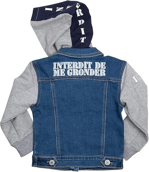 Veste Interdit De Me Gronder Klix marine - L'Atelier Des Tout-Petits