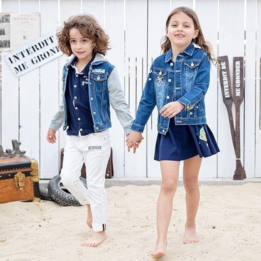 Veste Interdit De Me Gronder Klix marine - L'Atelier Des Tout-Petits