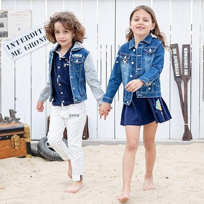 Veste Interdit De Me Gronder Klix marine - L'Atelier Des Tout-Petits