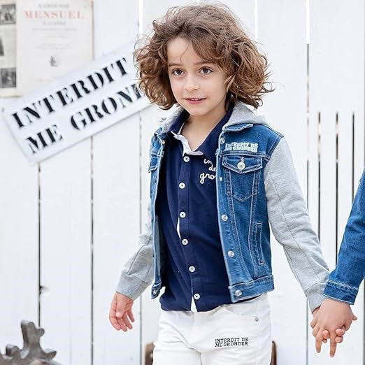 Veste Interdit De Me Gronder Klix marine - L'Atelier Des Tout-Petits