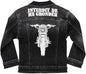 Veste en jean fille Interdit De Me Gronder Denima Noir - L'Atelier Des Tout-Petits