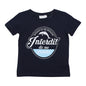T-shirt Interdit De Me Gronder Blue marine - L'Atelier Des Tout-Petits