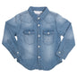 Chemise en jean Interdit De Me Gronder Denim marine - L'Atelier Des Tout-Petits
