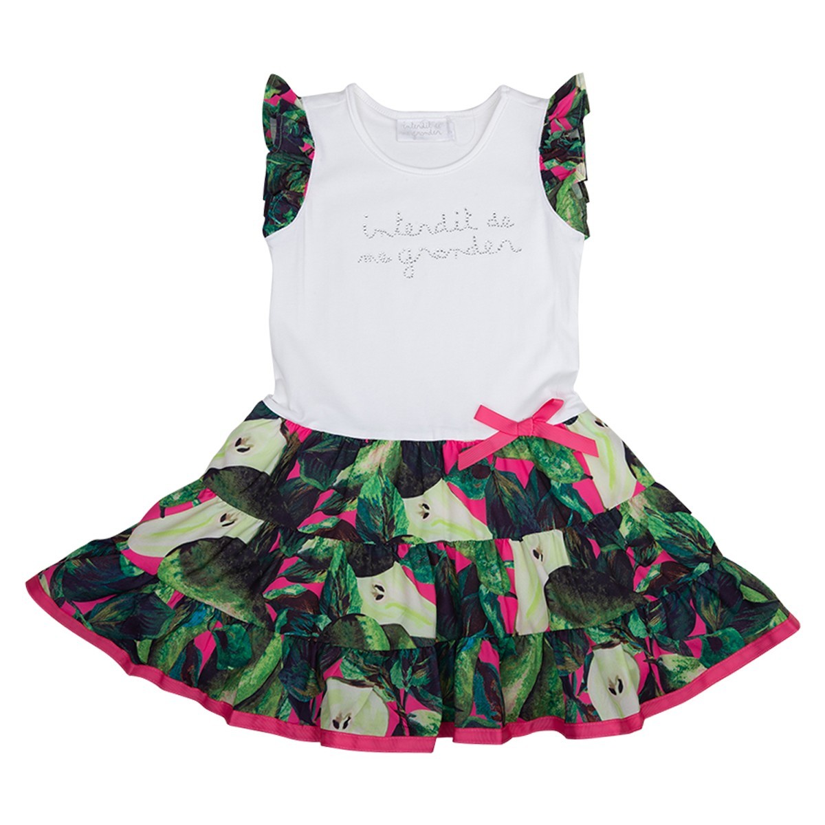 Robe fille Interdit De Me Gronder Fresh - L'Atelier Des Tout-Petits