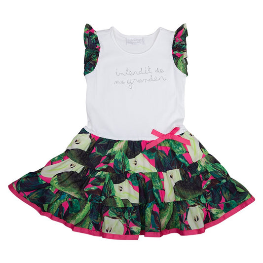 Robe fille Interdit De Me Gronder Fresh - L'Atelier Des Tout-Petits